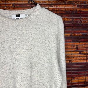 NWOT TOPMAN Light Grey Sweater